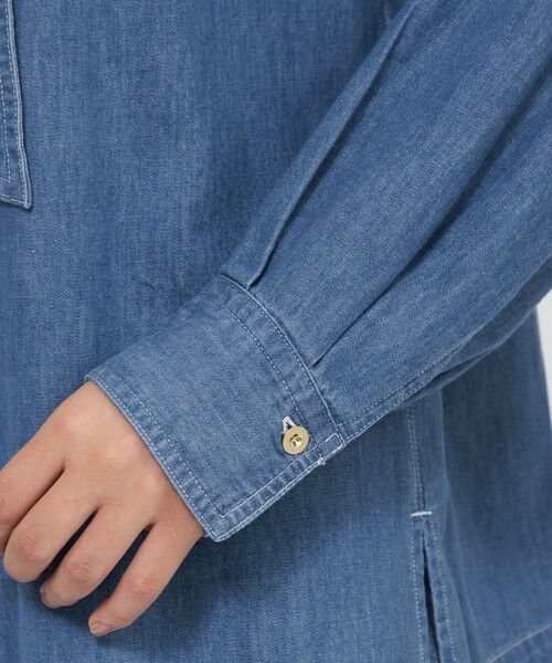 EPOCA / エポカ シャツ・ブラウス | ライトデニム ボウタイブラウス | 詳細7
