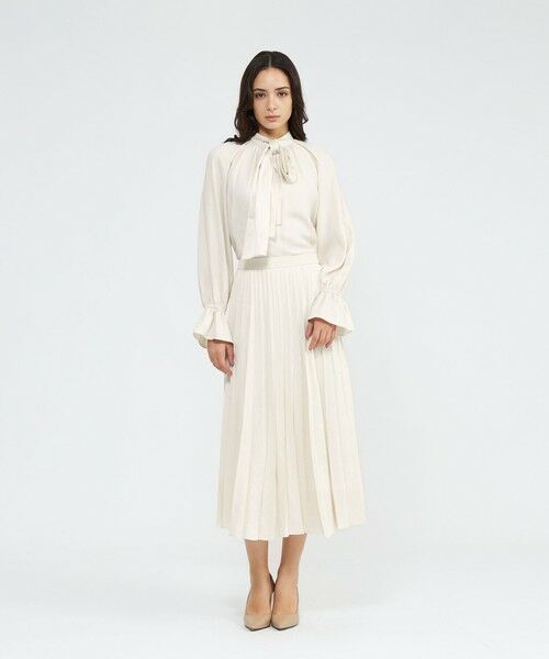 EPOCA / エポカ シャツ・ブラウス | フィブリルサテン ボウタイブラウス | 詳細3