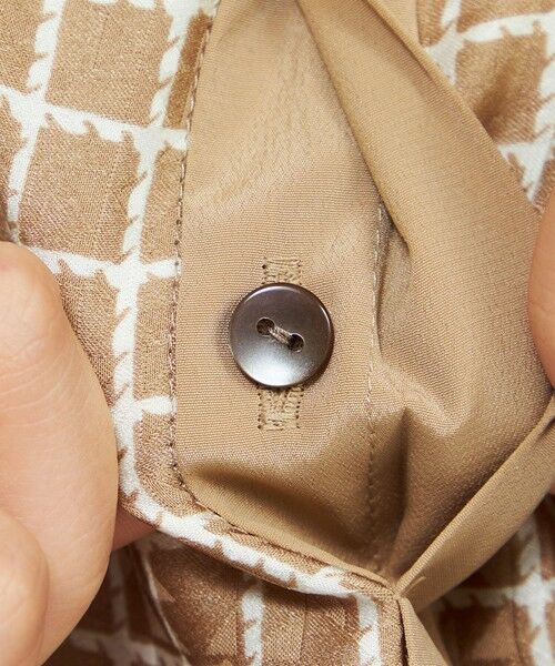 EPOCA / エポカ シャツ・ブラウス | バイカラージオメトリックプリント ボウタイブラウス | 詳細13