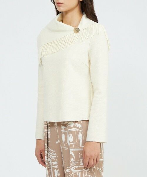 EPOCA / エポカ ニット・セーター | 【La maglia due】 フリンジニットプルオーバー | 詳細6