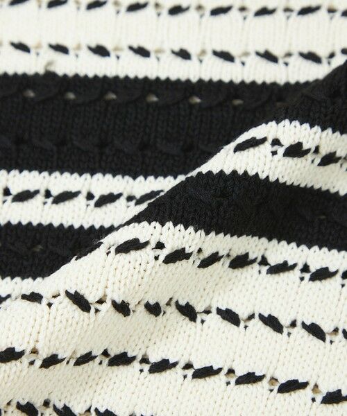 EPOCA / エポカ ニット・セーター | ウールラインボーダー タートルニット | 詳細9