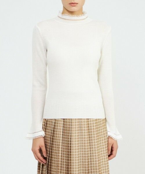 EPOCA / エポカ ニット・セーター | シアーコンビニット プルオーバー | 詳細4