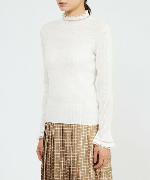 EPOCA / エポカ ニット・セーター | シアーコンビニット プルオーバー | 詳細5