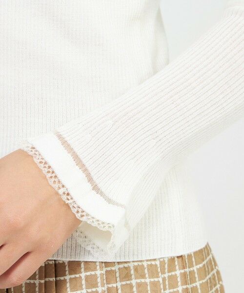 EPOCA / エポカ ニット・セーター | シアーコンビニット プルオーバー | 詳細7