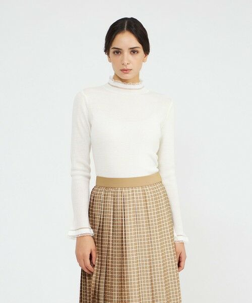 EPOCA / エポカ ニット・セーター | シアーコンビニット プルオーバー | 詳細1