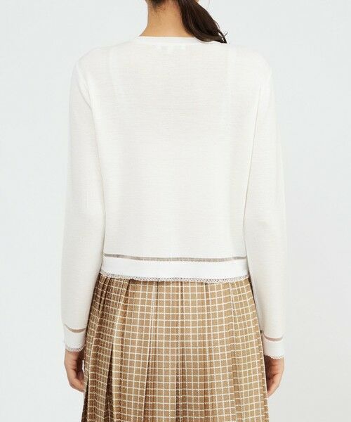 EPOCA / エポカ ニット・セーター | シアーコンビニット カーディガン | 詳細5