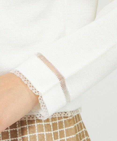 EPOCA / エポカ ニット・セーター | シアーコンビニット カーディガン | 詳細6