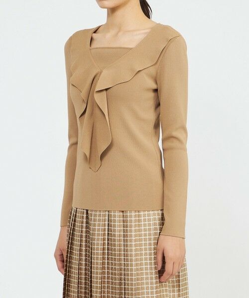 EPOCA / エポカ ニット・セーター | ドレープカラーニット プルオーバー | 詳細5