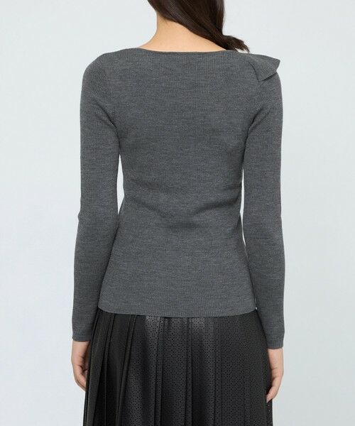 EPOCA / エポカ ニット・セーター | 【WEB＆一部店舗限定】 ウォッシャブルウール ラッフルリブニット | 詳細7