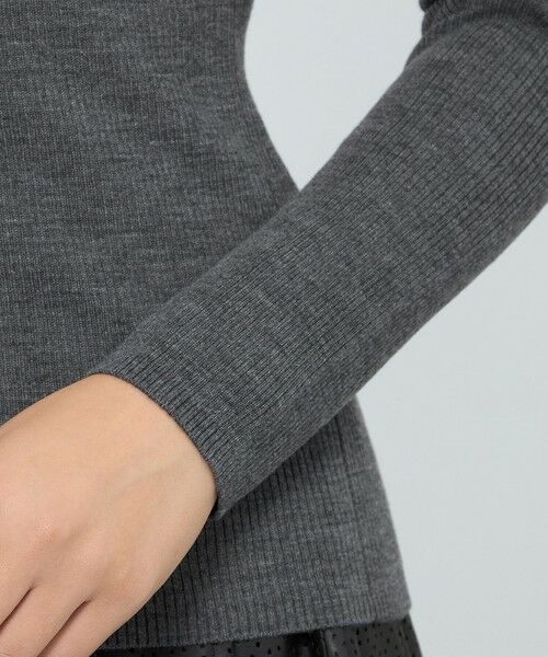 EPOCA / エポカ ニット・セーター | 【WEB＆一部店舗限定】 ウォッシャブルウール ラッフルリブニット | 詳細8