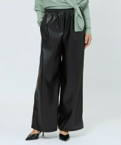 EPOCA / エポカ その他パンツ | シンセティックレザー ワイドパンツ