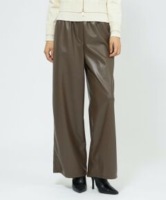 EPOCA / エポカ その他パンツ | シンセティックレザー ワイドパンツ