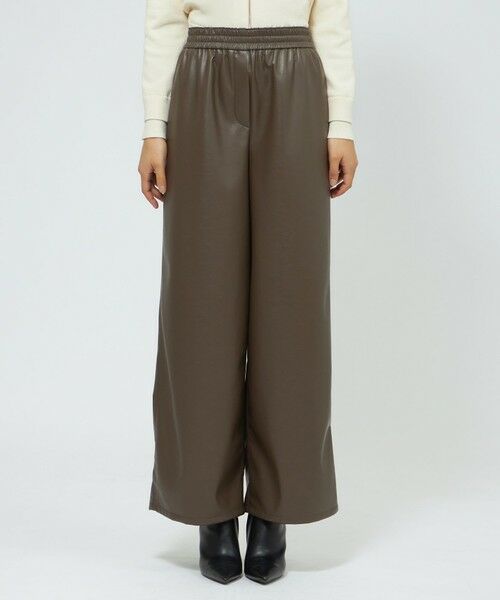 EPOCA / エポカ その他パンツ | シンセティックレザー ワイドパンツ | 詳細3