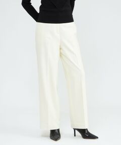 EPOCA / エポカ その他パンツ | ストレッチフランネル ワイドストレートパンツ