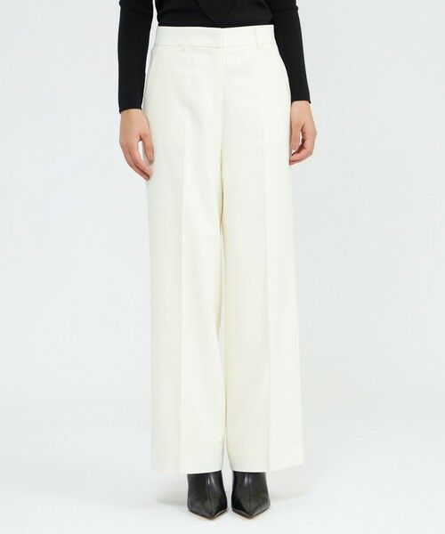 EPOCA / エポカ その他パンツ | ストレッチフランネル ワイドストレートパンツ | 詳細5