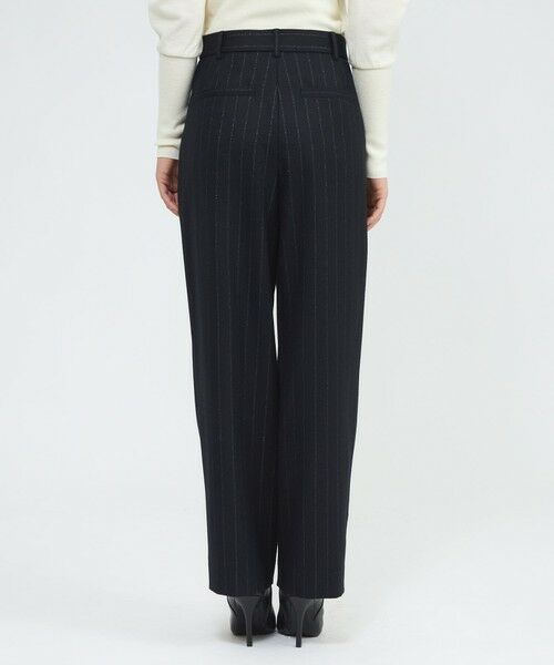 EPOCA / エポカ その他パンツ | ウールラメストライプ タックワイドテーパードパンツ | 詳細6