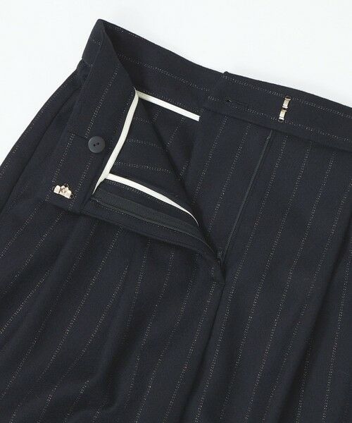 EPOCA / エポカ その他パンツ | ウールラメストライプ タックワイドテーパードパンツ | 詳細8