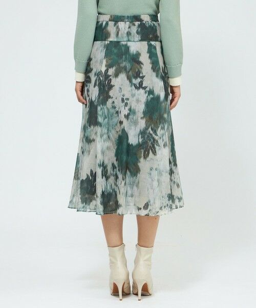 EPOCA / エポカ ロング・マキシ丈スカート | ニュアンスフラワープリント フレアスカート | 詳細8