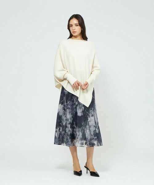 EPOCA / エポカ ロング・マキシ丈スカート | ニュアンスフラワープリント フレアスカート | 詳細1