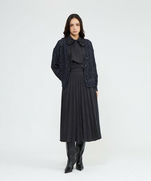 EPOCA / エポカ ロング・マキシ丈スカート | フィブリルサテン プリーツスカート | 詳細5