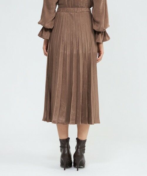 EPOCA / エポカ ロング・マキシ丈スカート | フィブリルサテン プリーツスカート | 詳細11