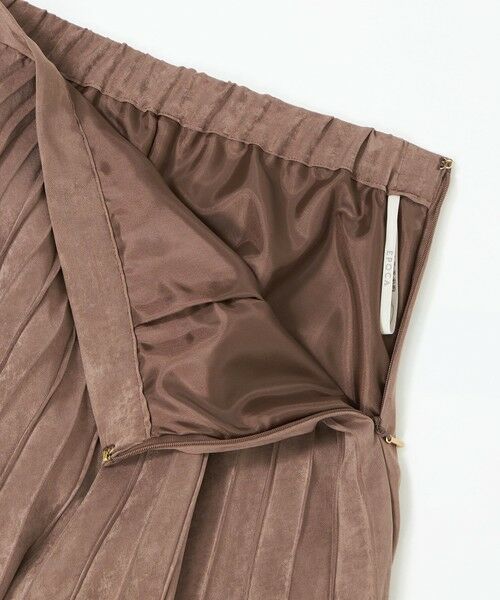 EPOCA / エポカ ロング・マキシ丈スカート | フィブリルサテン プリーツスカート | 詳細12