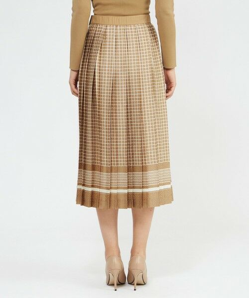 EPOCA / エポカ ロング・マキシ丈スカート | バイカラージオメトリックプリント プリーツスカート | 詳細10
