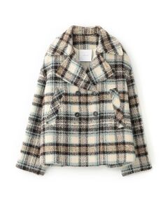 EPOCA / エポカ その他アウター | 【MOUCHE】チェックピーコート《WEB＆EPOCA THE SHOP店舗限定》