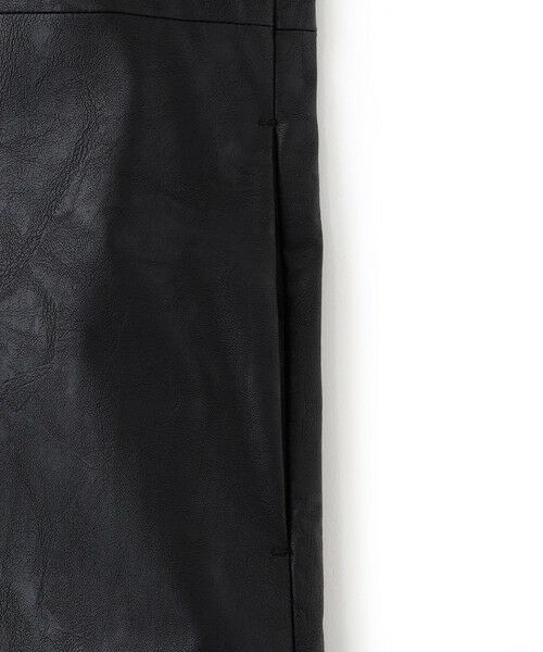 EPOCA / エポカ ロング・マキシ丈ワンピース | 【SACRA】フェイクレザードレス《WEB＆EPOCA THE SHOP店舗限定》 | 詳細5