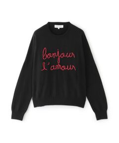 EPOCA / エポカ ニット・セーター | 【MAISON LABICHE】ブラックニットプルオーバー《WEB＆EPOCA THE SHOP店舗限定》