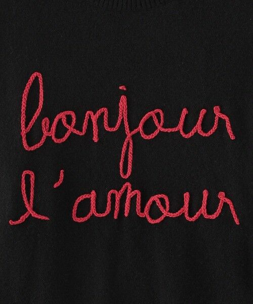 EPOCA / エポカ ニット・セーター | 【MAISON LABICHE】ブラックニットプルオーバー《WEB＆EPOCA THE SHOP店舗限定》 | 詳細5