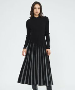 EPOCA / エポカ ロング・マキシ丈ワンピース | 【EPOCA STORIA】バイカラーニットドレス《WEB＆EPOCA THE SHOP店舗限定》