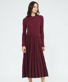 EPOCA / エポカ ロング・マキシ丈ワンピース | 【EPOCA STORIA】バイカラーニットドレス《WEB＆EPOCA THE SHOP店舗限定》