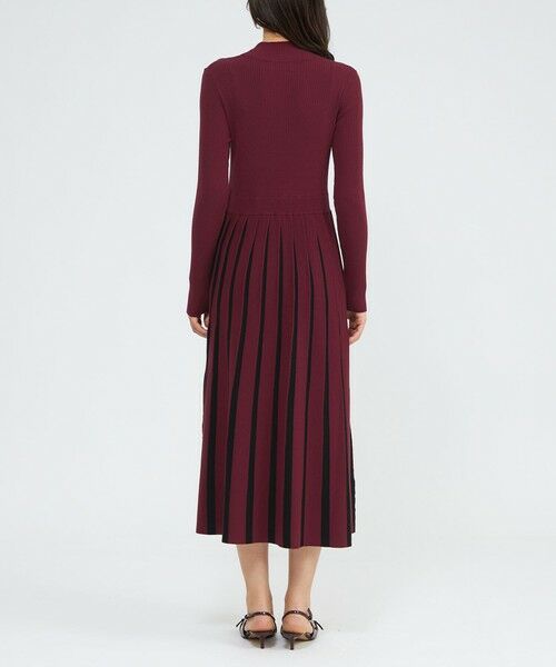 EPOCA / エポカ ロング・マキシ丈ワンピース | 【EPOCA STORIA】バイカラーニットドレス《WEB&EPOCA THE SHOP店舗限定》 | 詳細6