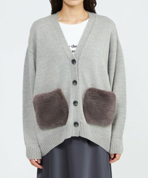EPOCA / エポカ ニット・セーター | 【EPOCA STORIA】エコファーポケットカーディガン《WEB＆EPOCA THE SHOP店舗限定》 | 詳細3