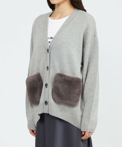 EPOCA / エポカ ニット・セーター | 【EPOCA STORIA】エコファーポケットカーディガン《WEB＆EPOCA THE SHOP店舗限定》 | 詳細4