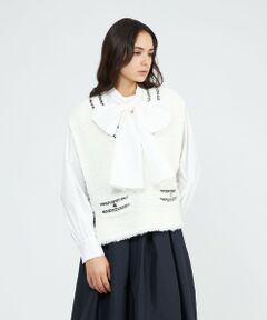 EPOCA / エポカ ニット・セーター | 【EPOCA STORIA】ツイード調ニットベスト《WEB＆EPOCA THE SHOP店舗限定》