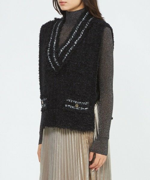 EPOCA / エポカ ニット・セーター | 【EPOCA STORIA】ツイード調ニットベスト《WEB＆EPOCA THE SHOP店舗限定》 | 詳細4