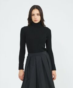 EPOCA / エポカ ニット・セーター | 【EPOCA STORIA】リブタートルニット《WEB＆EPOCA THE SHOP店舗限定》