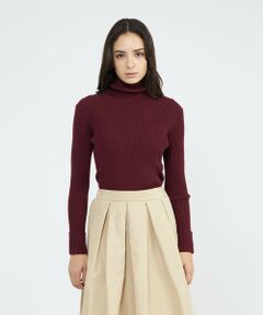 EPOCA / エポカ ニット・セーター | 【EPOCA STORIA】リブタートルニット《WEB＆EPOCA THE SHOP店舗限定》