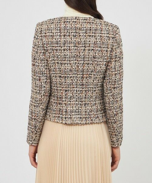 EPOCA / エポカ ノーカラージャケット | ファンシーツィード ノーカラージャケット | 詳細4