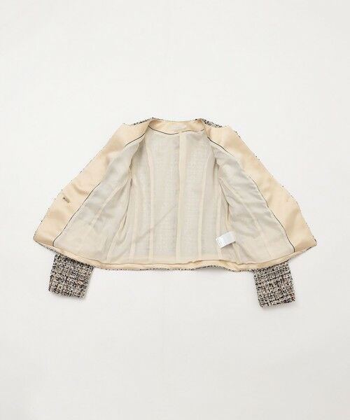 EPOCA / エポカ ノーカラージャケット | ファンシーツィード ノーカラージャケット | 詳細7