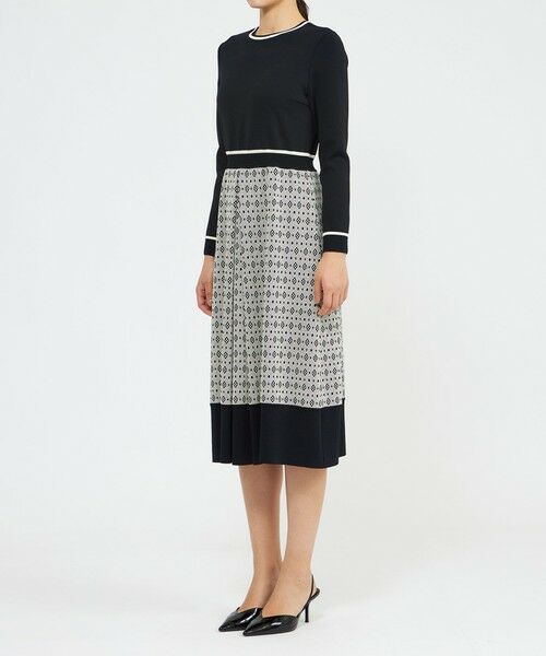 EPOCA / エポカ ロング・マキシ丈ワンピース | アセテートナイロンジャカード ニットワンピース | 詳細5