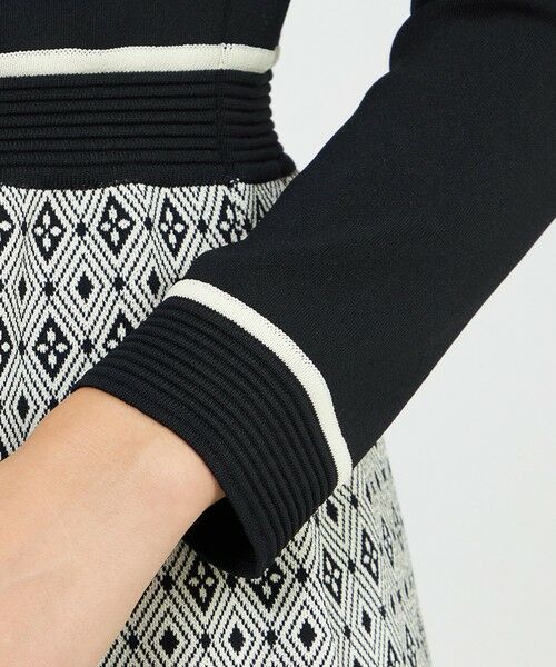 EPOCA / エポカ ロング・マキシ丈ワンピース | アセテートナイロンジャカード ニットワンピース | 詳細8