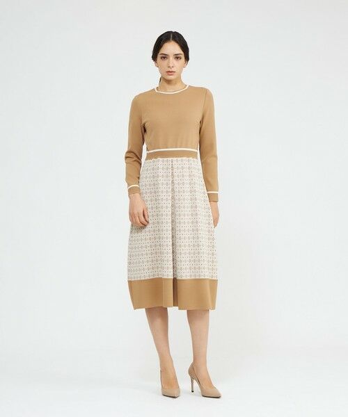 EPOCA / エポカ ロング・マキシ丈ワンピース | アセテートナイロンジャカード ニットワンピース | 詳細2