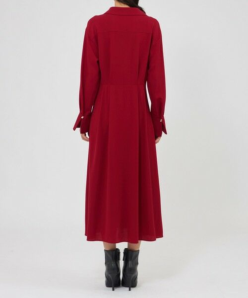 EPOCA / エポカ ロング・マキシ丈ワンピース | ウールビエラ カシュクールシャツドレス | 詳細5