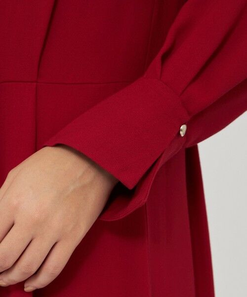 EPOCA / エポカ ロング・マキシ丈ワンピース | ウールビエラ カシュクールシャツドレス | 詳細6