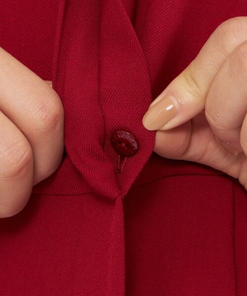 EPOCA / エポカ ロング・マキシ丈ワンピース | ウールビエラ カシュクールシャツドレス | 詳細7