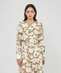 EPOCA / エポカ シャツ・ブラウス | フィオーレサテン フライヨークブラウス