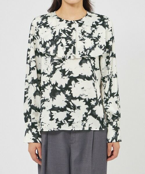 EPOCA / エポカ シャツ・ブラウス | フィオーレサテン フライヨークブラウス | 詳細6